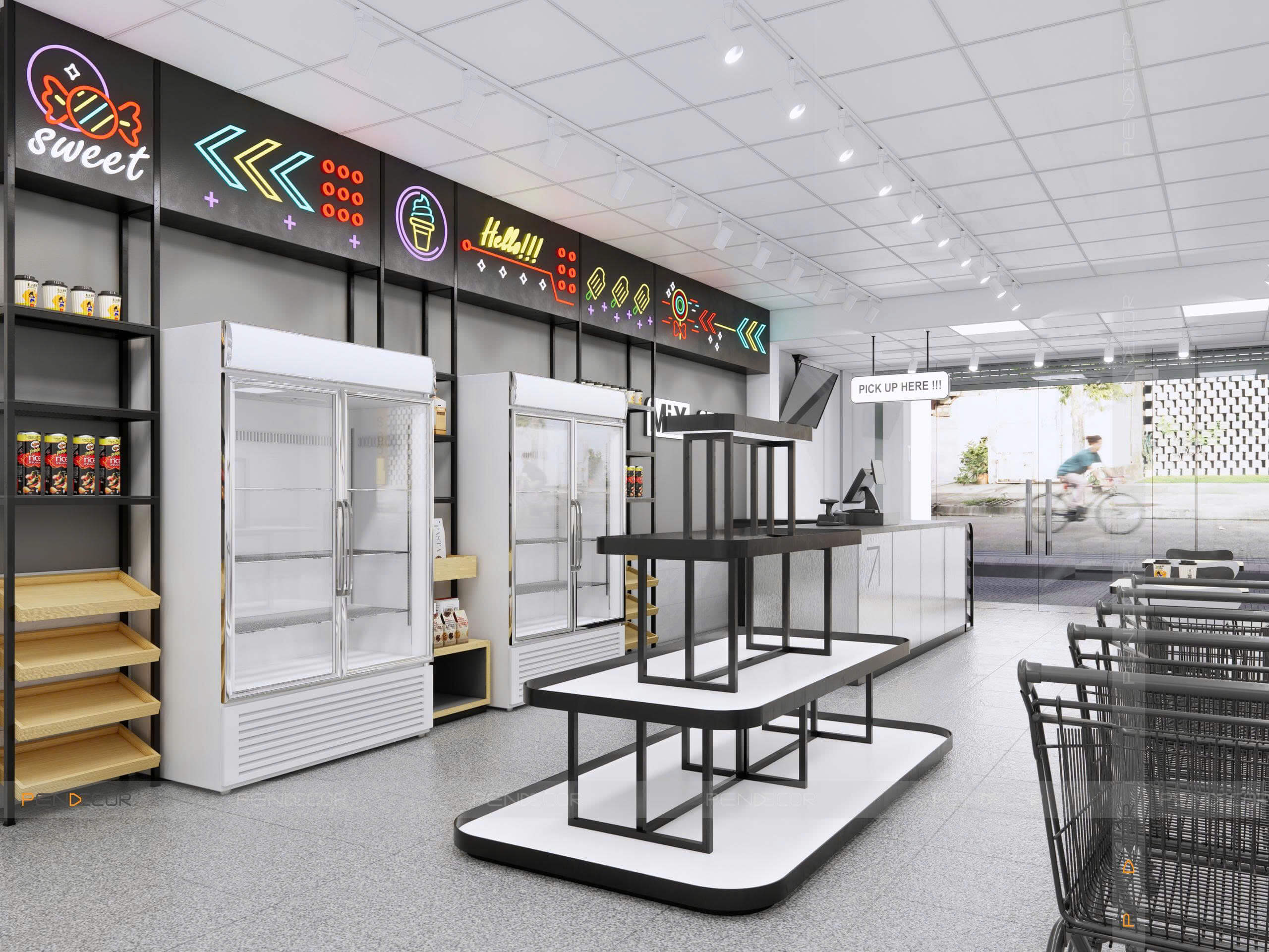 Thiết Kế Siêu Thị Mini Mix Store