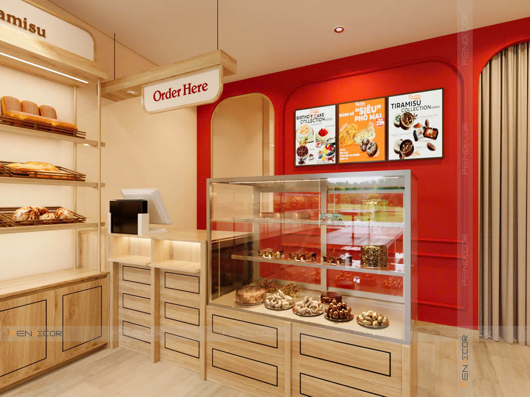 Thiết Kế Tiệm Bánh Friendship