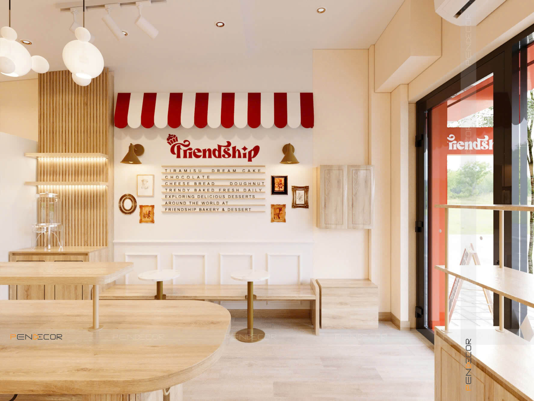 Thiết Kế Tiệm Bánh Friendship