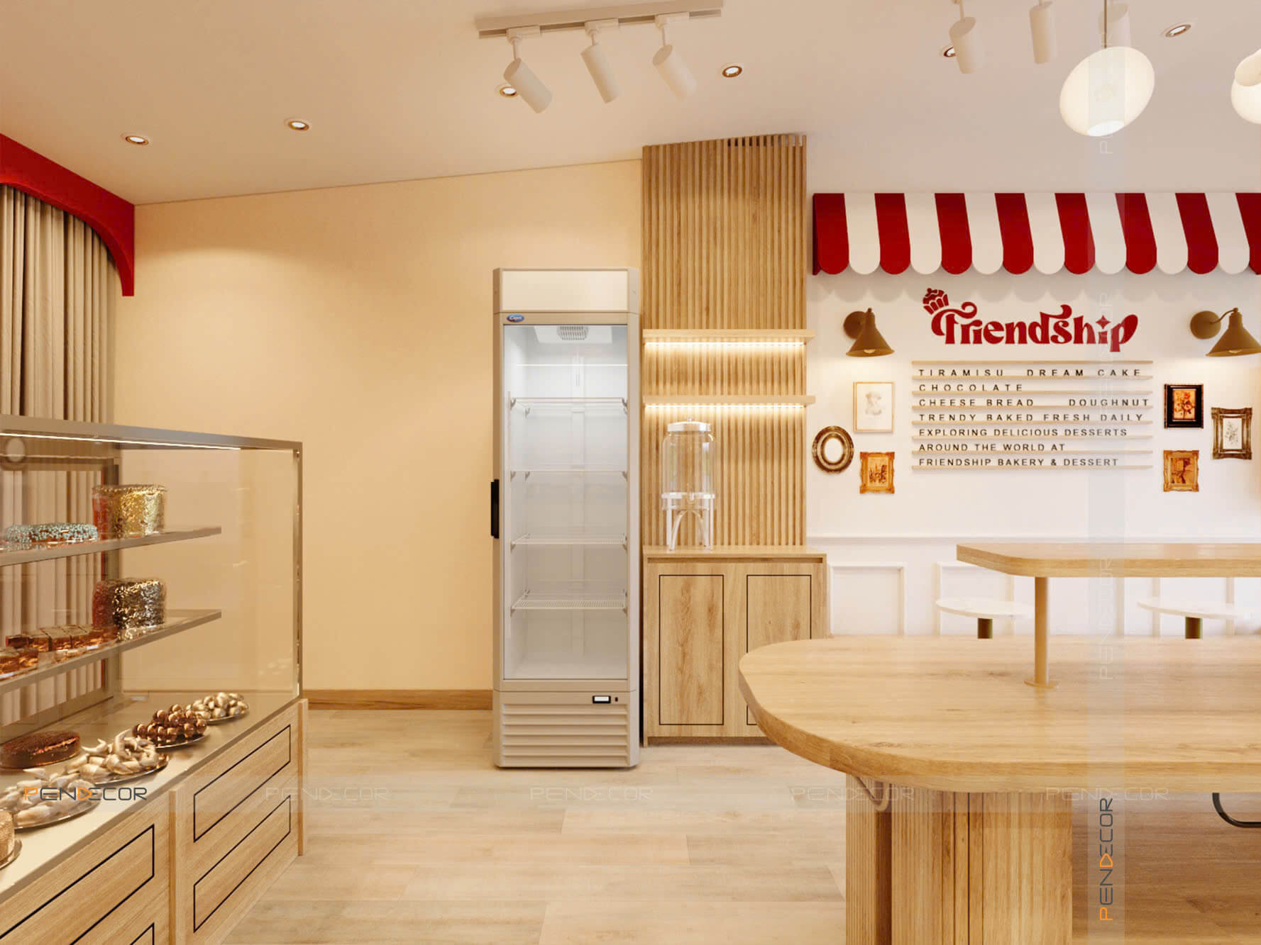Thiết Kế Tiệm Bánh Friendship