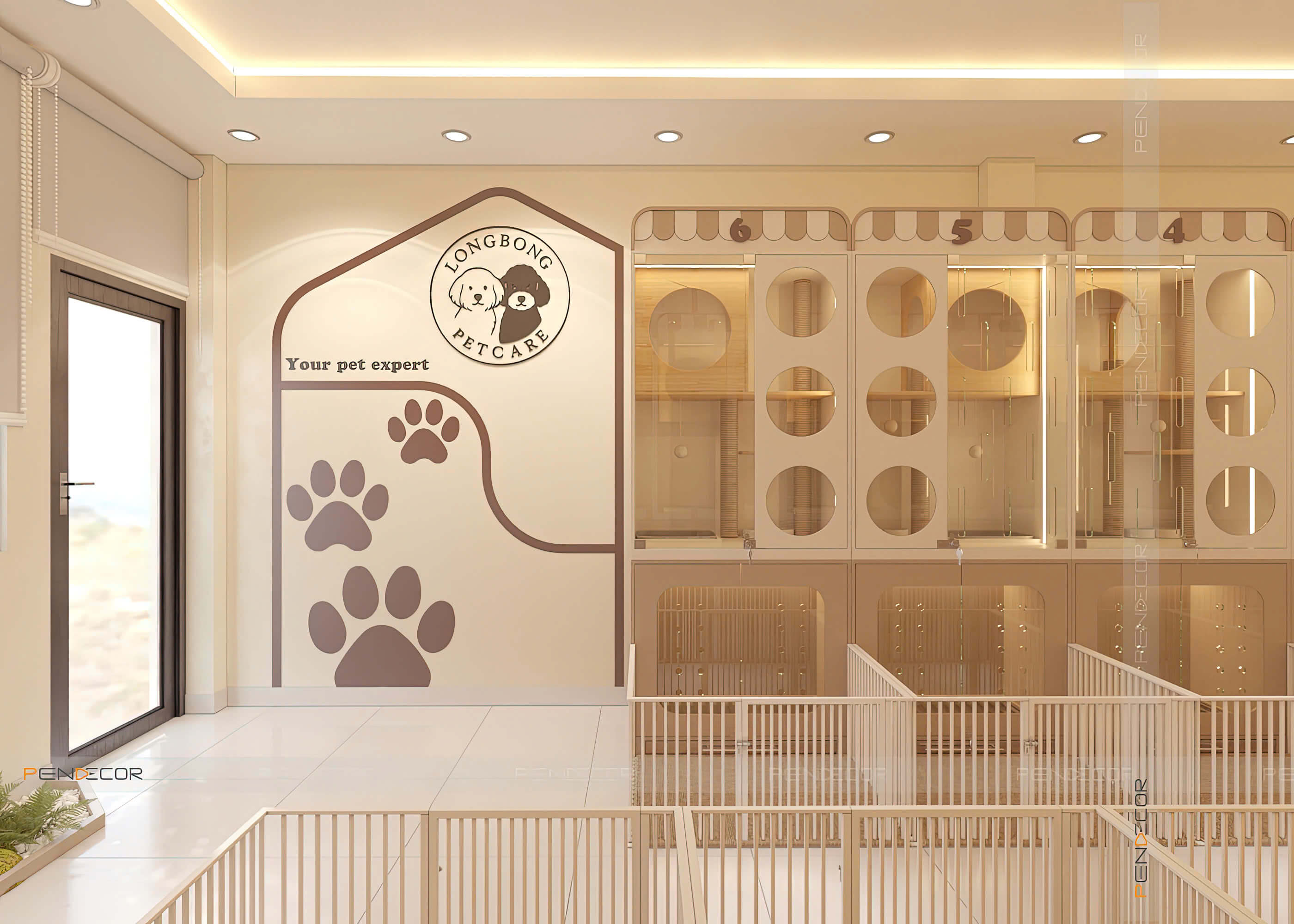 Thiết Kế Pet Shop LongBong Petcare