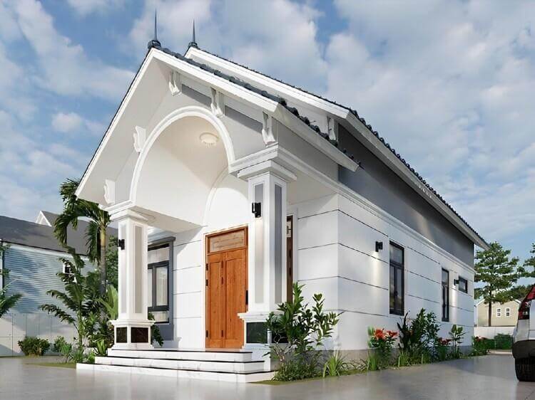 mẫu mặt tiền nhà ống cấp 4 đẹp Pendecor