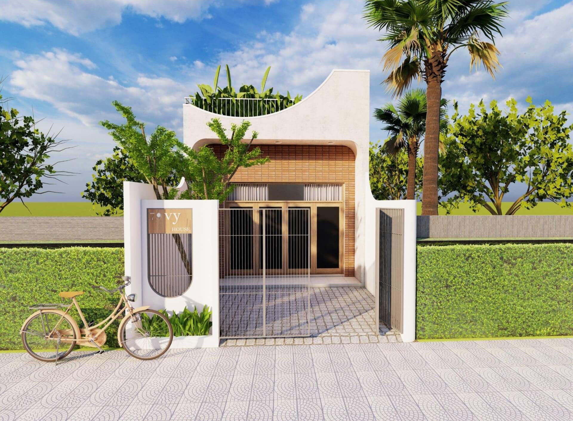 các mẫu mặt tiền nhà ống đẹp Pendecor