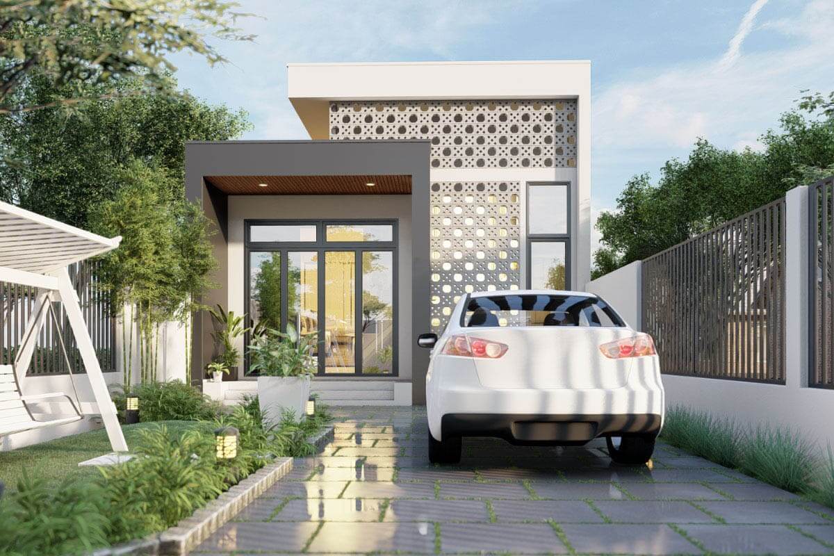 hình ảnh mặt tiền nhà ống Pendecor