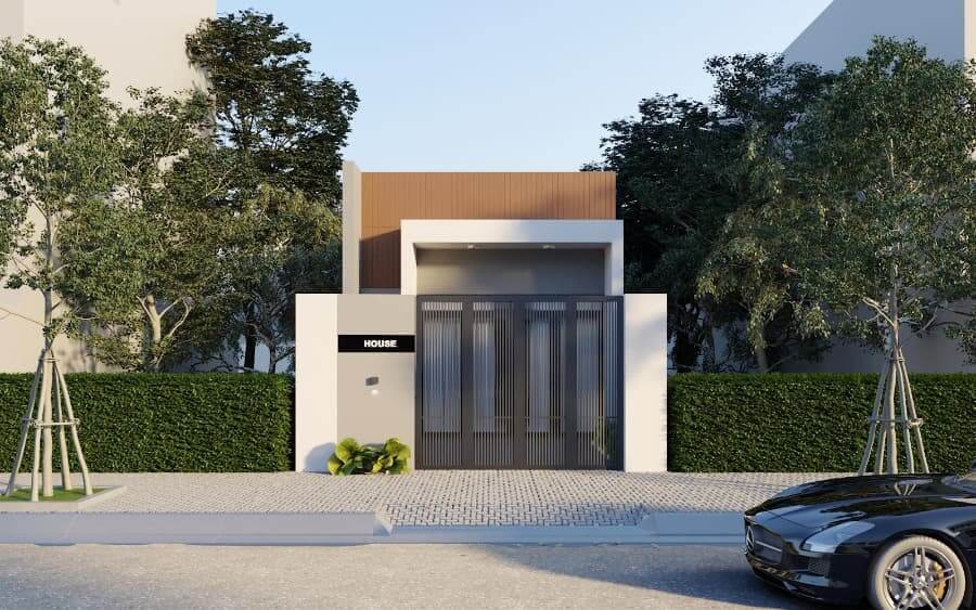 mẫu mặt tiền nhà ống cấp 4