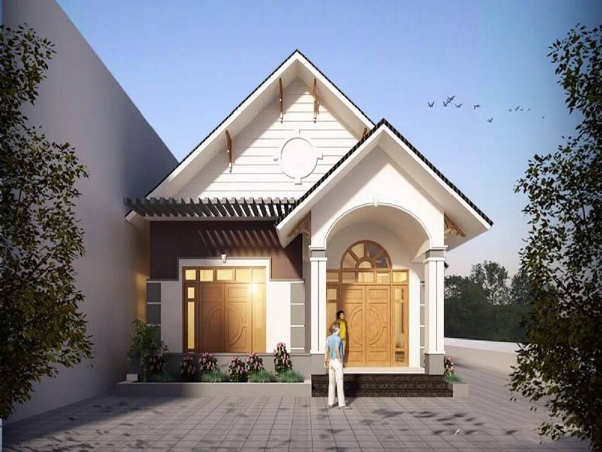 mặt tiền nhà ống cấp 4 đẹp Pendecor