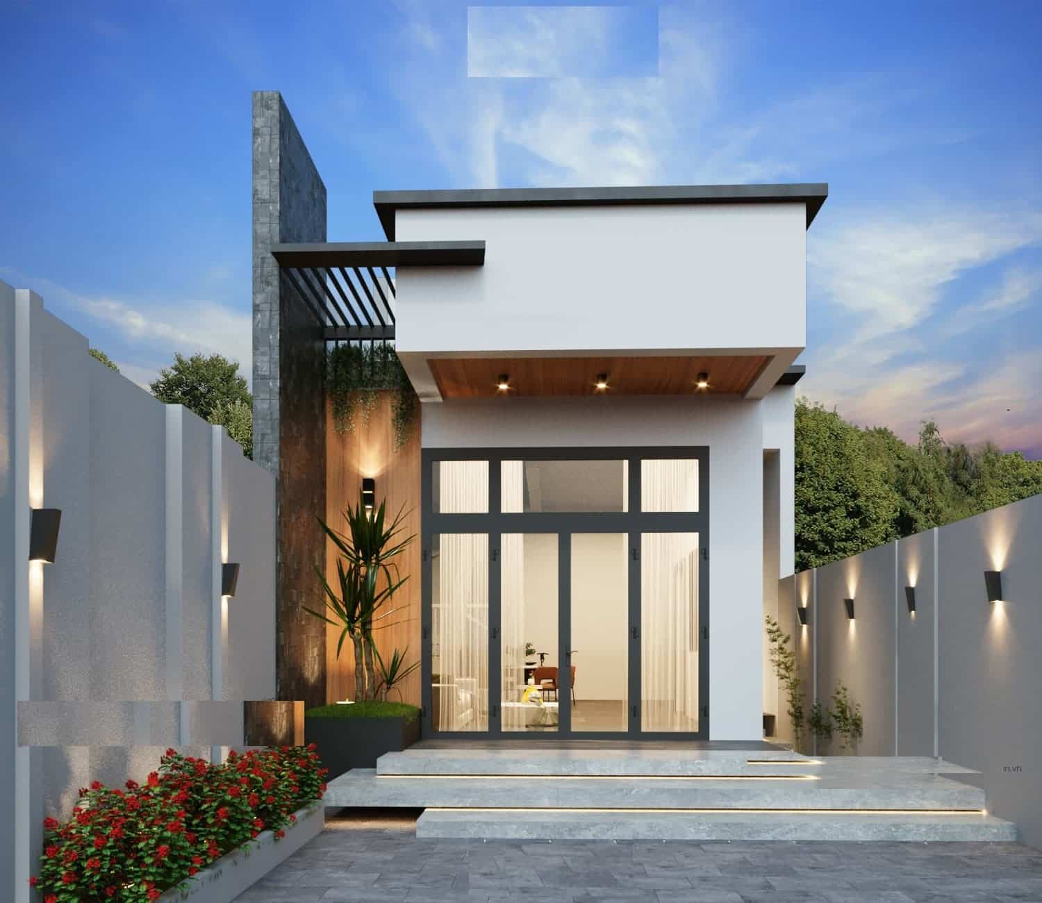 mặt tiền nhà ống đẹp Pendecor