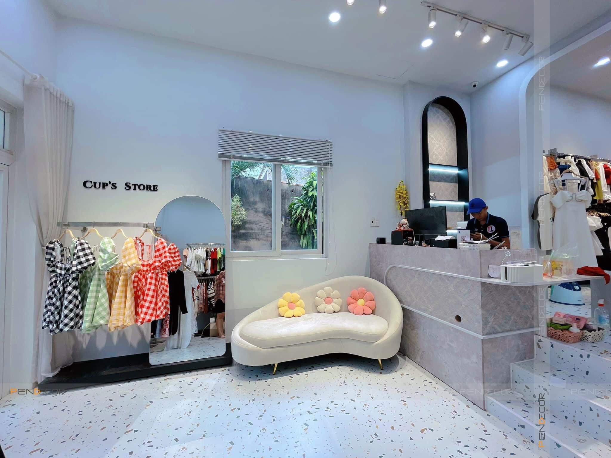 thi công shop quần áo Pendecor