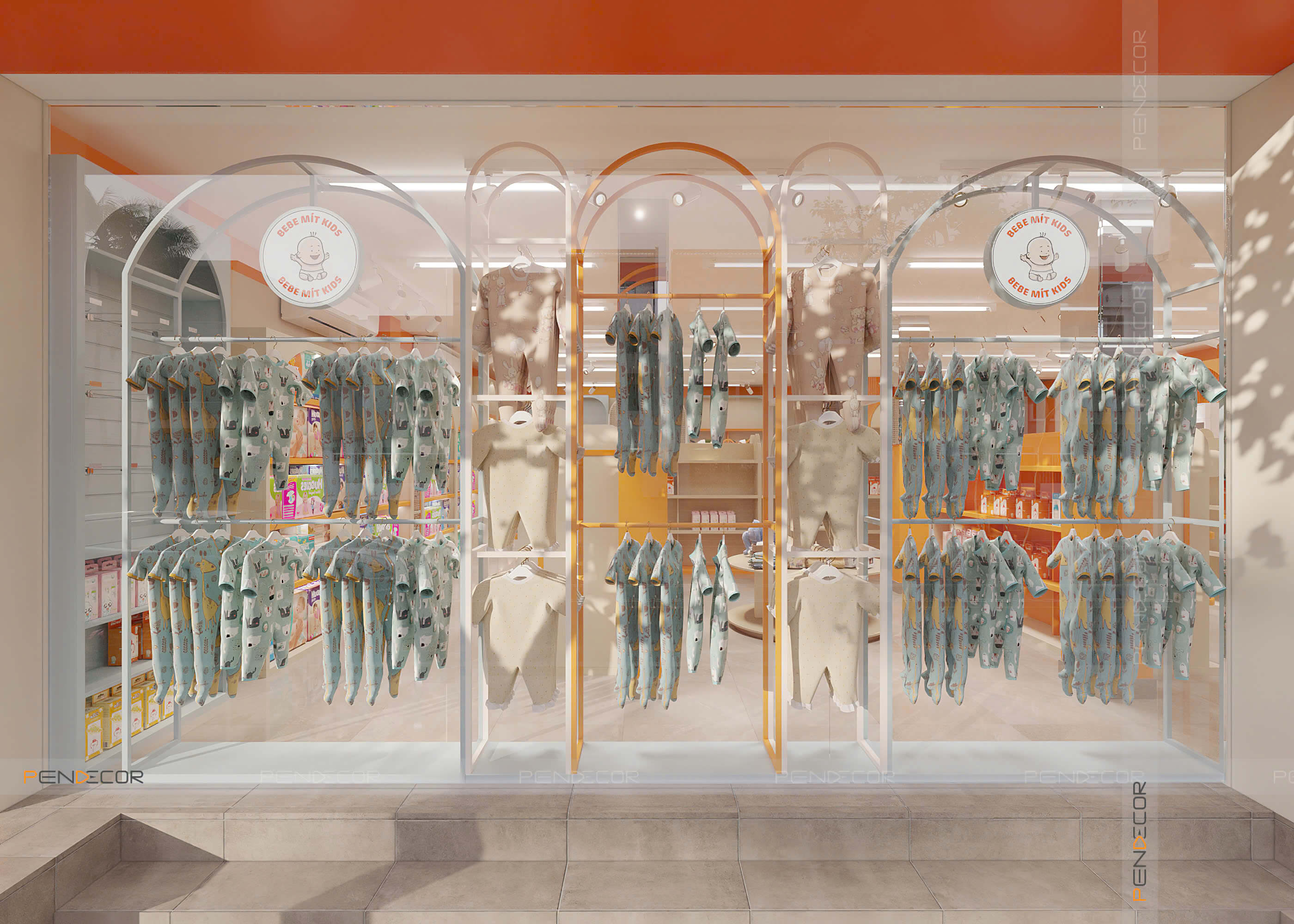 Thiết Kế Siêu Thị Bebe Mít Kids