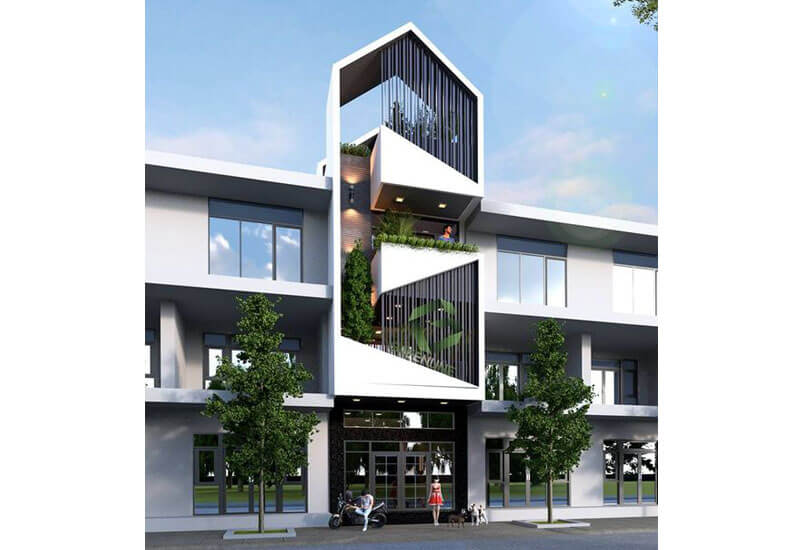 mẫu nhà 5m mặt tiền Pendecor