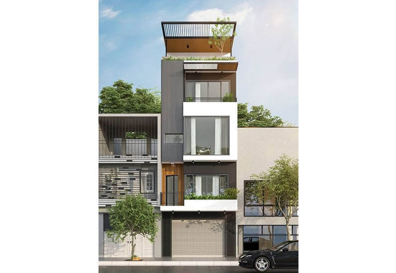 mẫu nhà 5m mặt tiền đẹp Pendecor