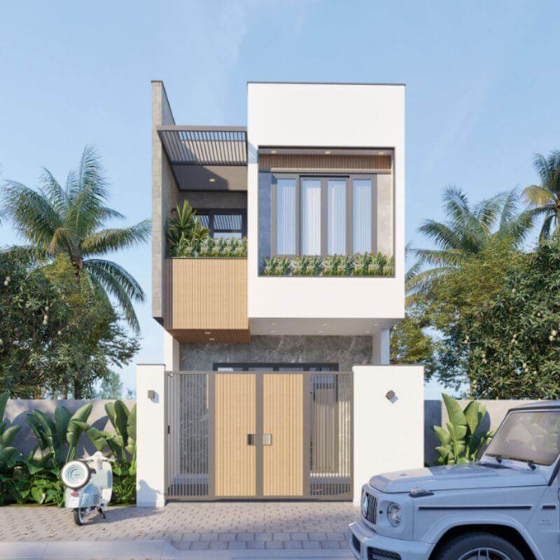 mat tien nha dep 5m 1 tang Pendecor