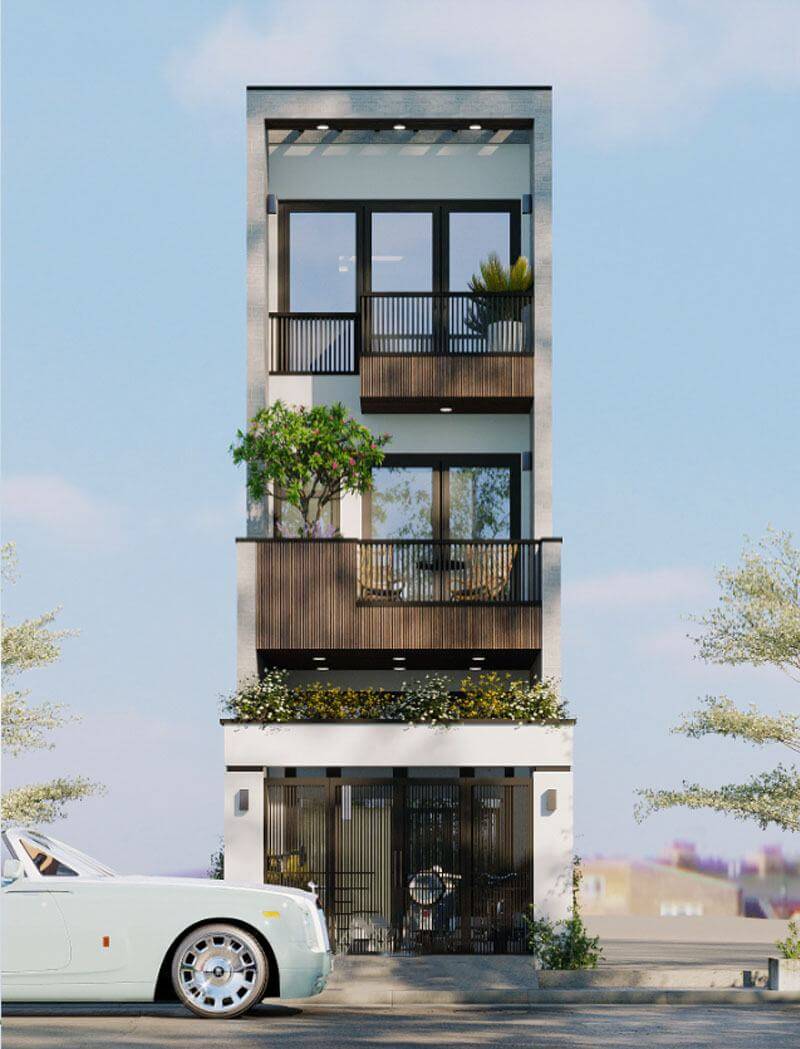 mau nha 5m mat tien dep Pendecor