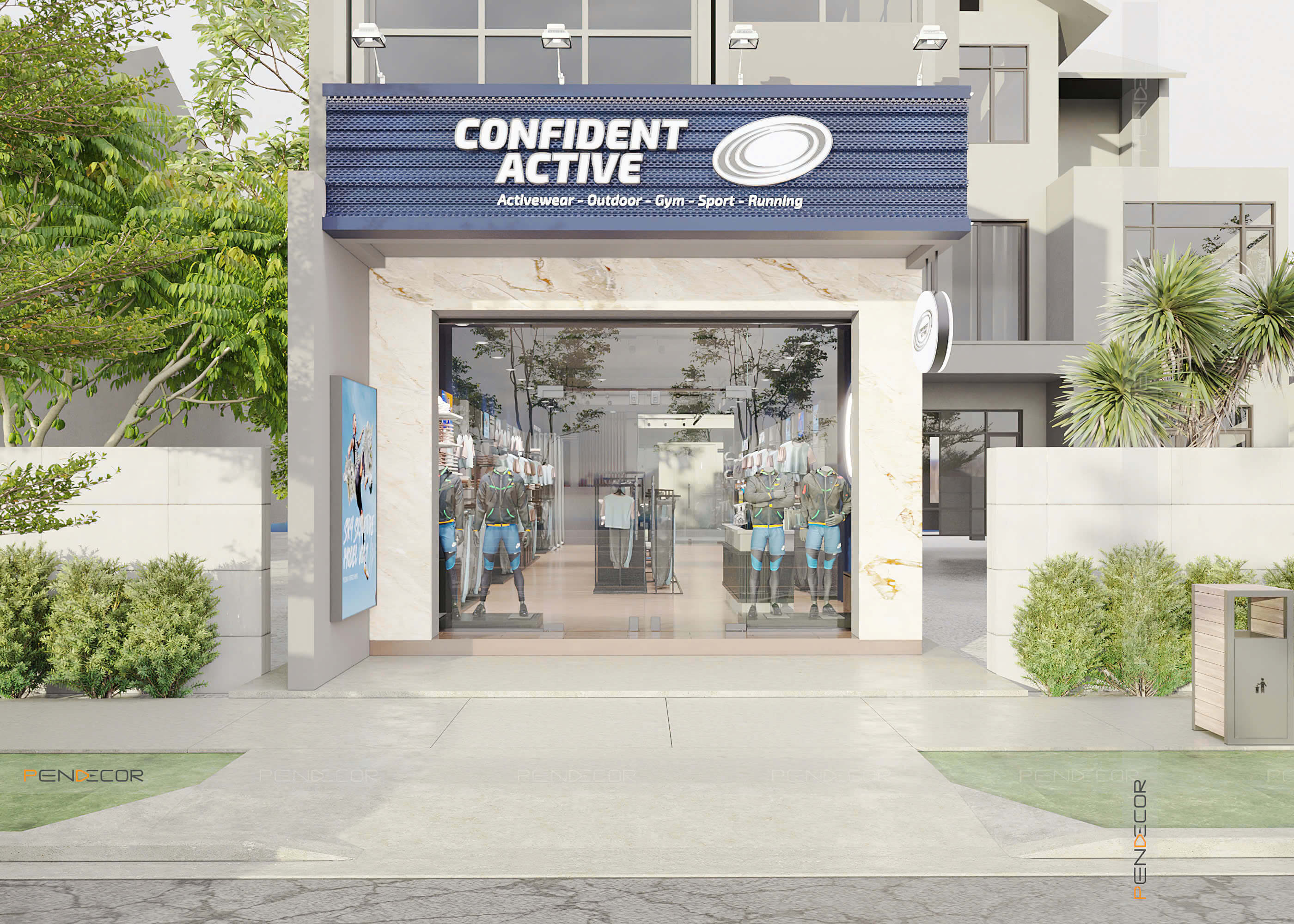 Thiết Kế Shop Thể Thao Confident Active