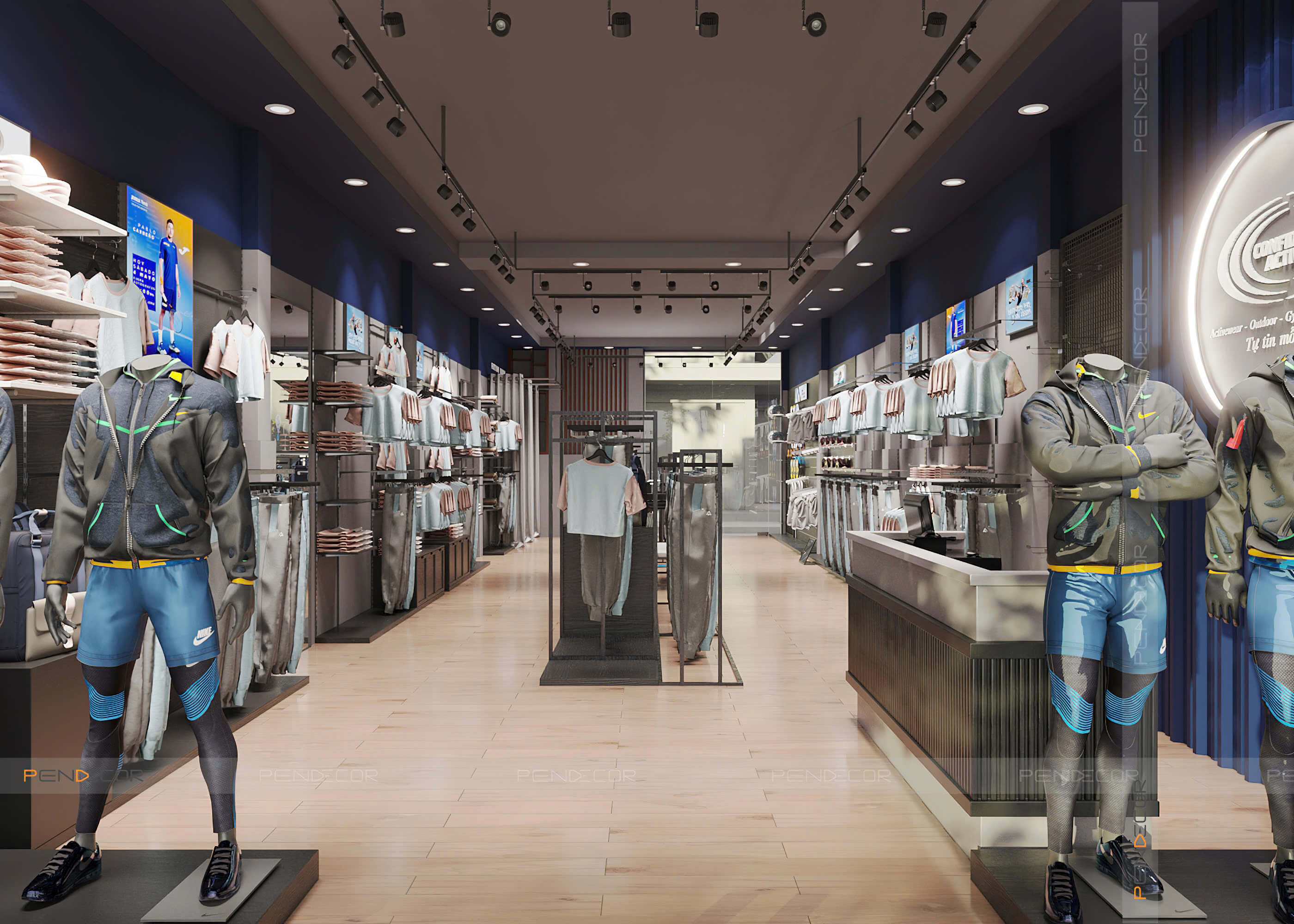 Thiết Kế Shop Thể Thao Confident Active