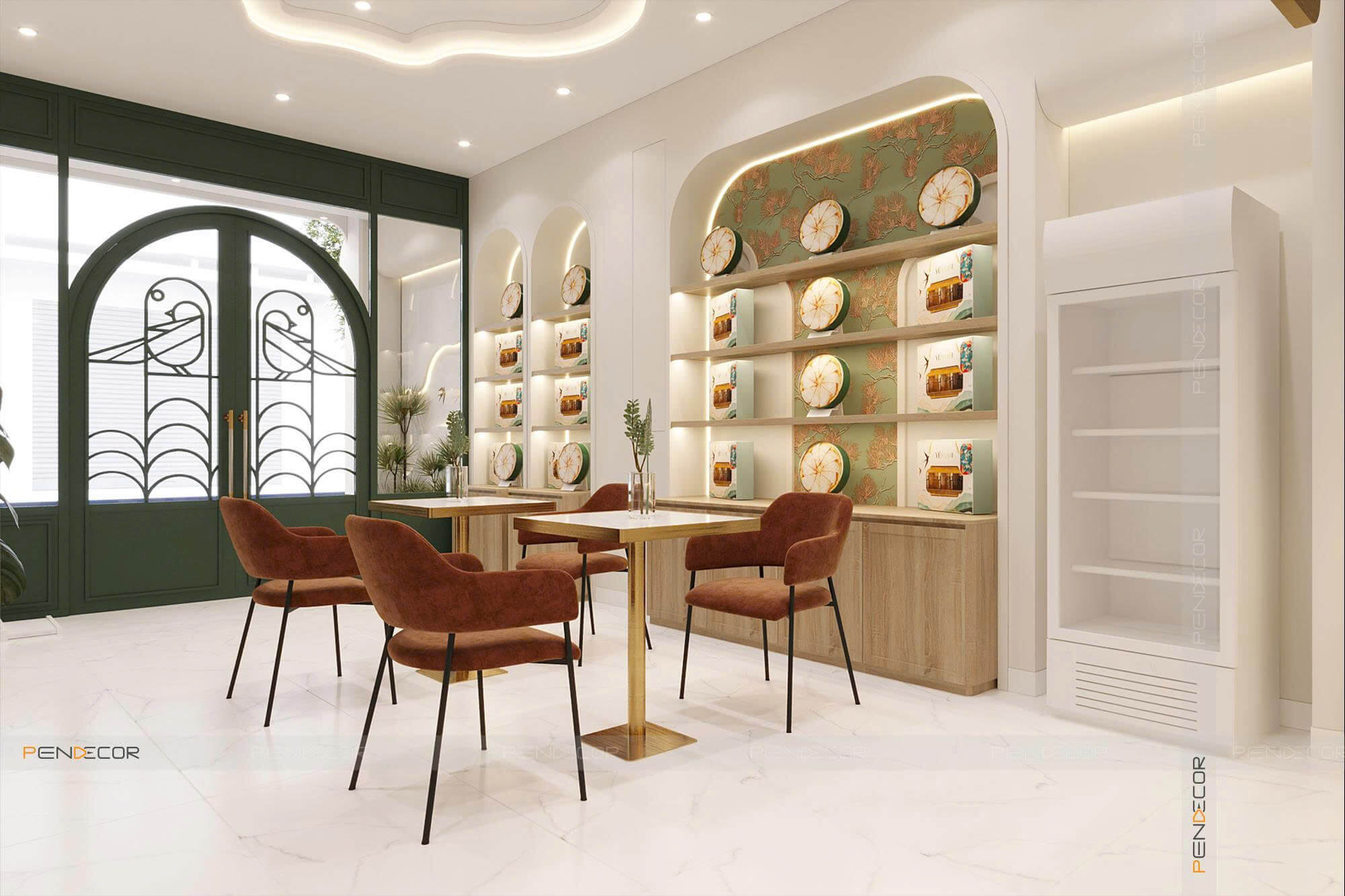 Thiết Kế Cửa Hàng Yến Sào Yến Lam