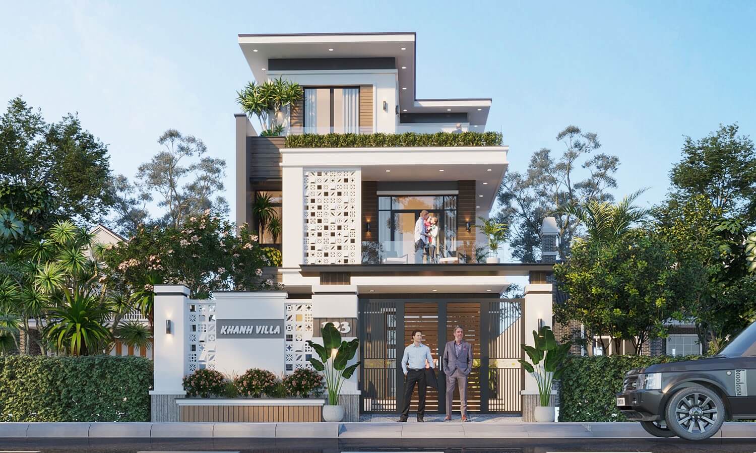 các mẫu mặt tiền nhà phố Pendecor