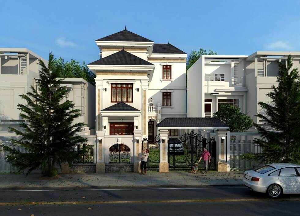 các mẫu nhà mặt phố đẹp Pendecor