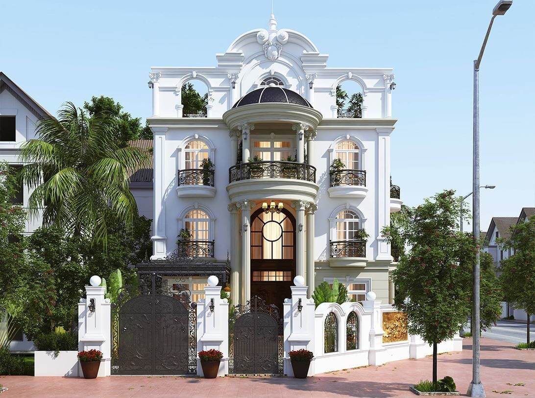 hình ảnh mặt tiền nhà phố đẹp Pendecor