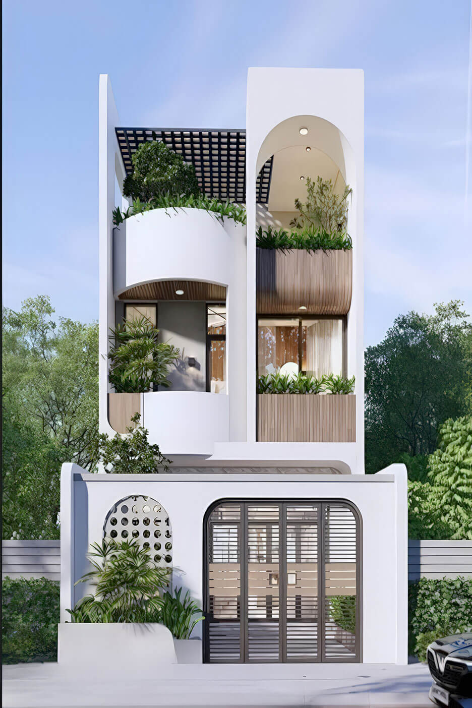 mat tien nha 4m 3 tang Pendecor