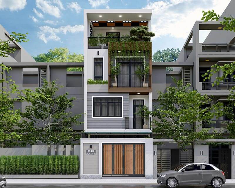 mặt tiền nhà phố Pendecor