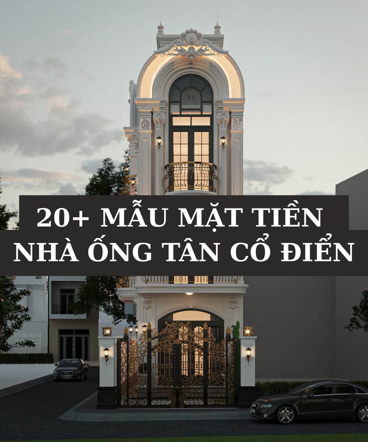 mặt tiền nhà ống tân cổ điển Pendecor