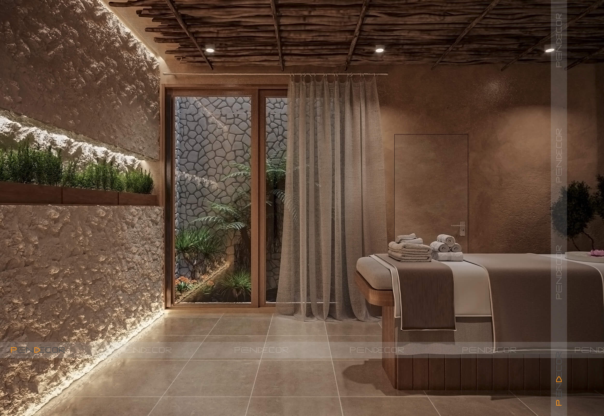thiết kế nội thất spa Pendecor