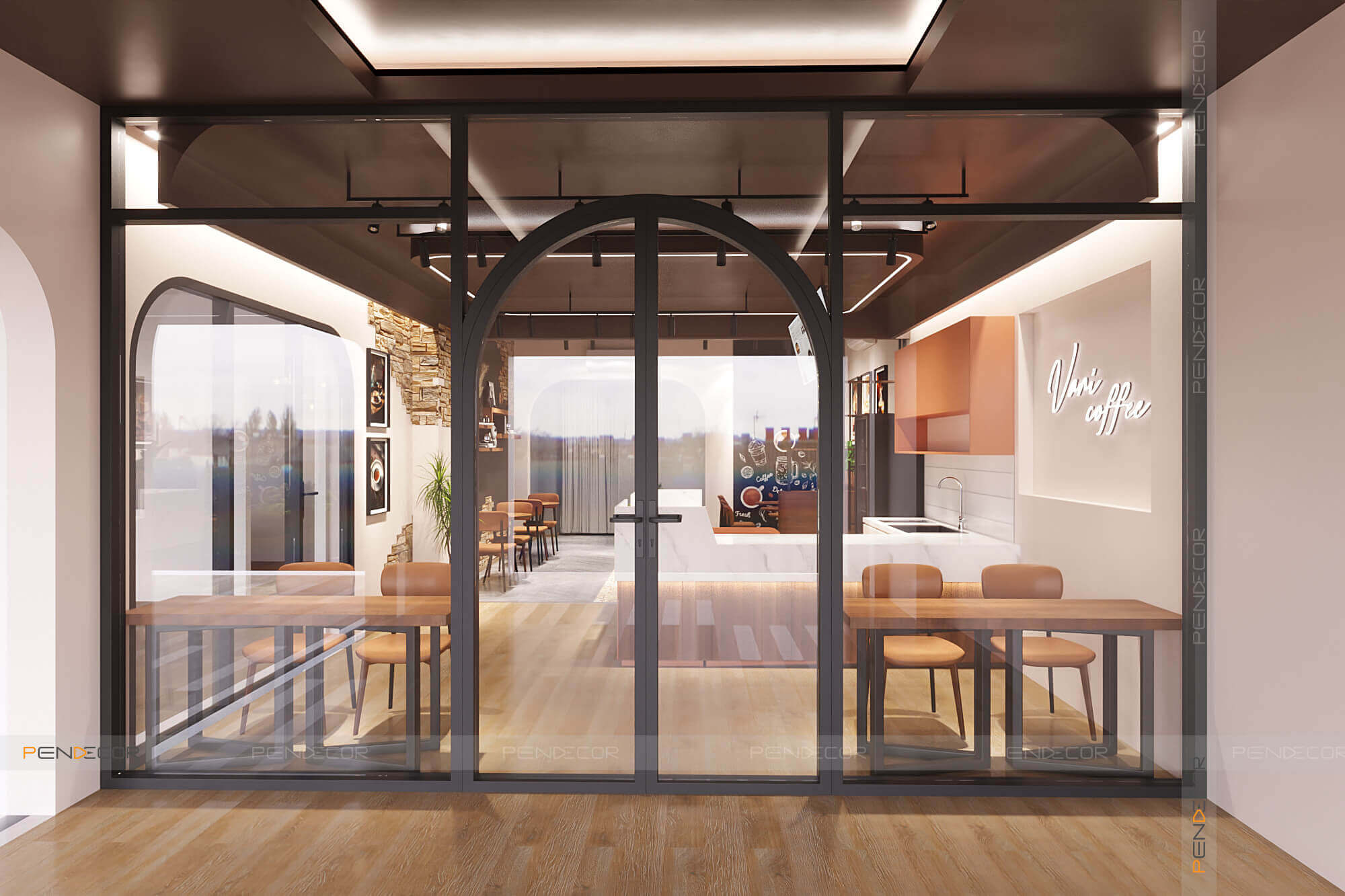 mẫu nhà đẹp 3 tầng 4m 5m Pendecor