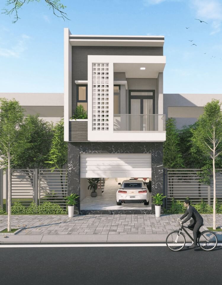 mat tien nha 4m 3 tang Pendecor