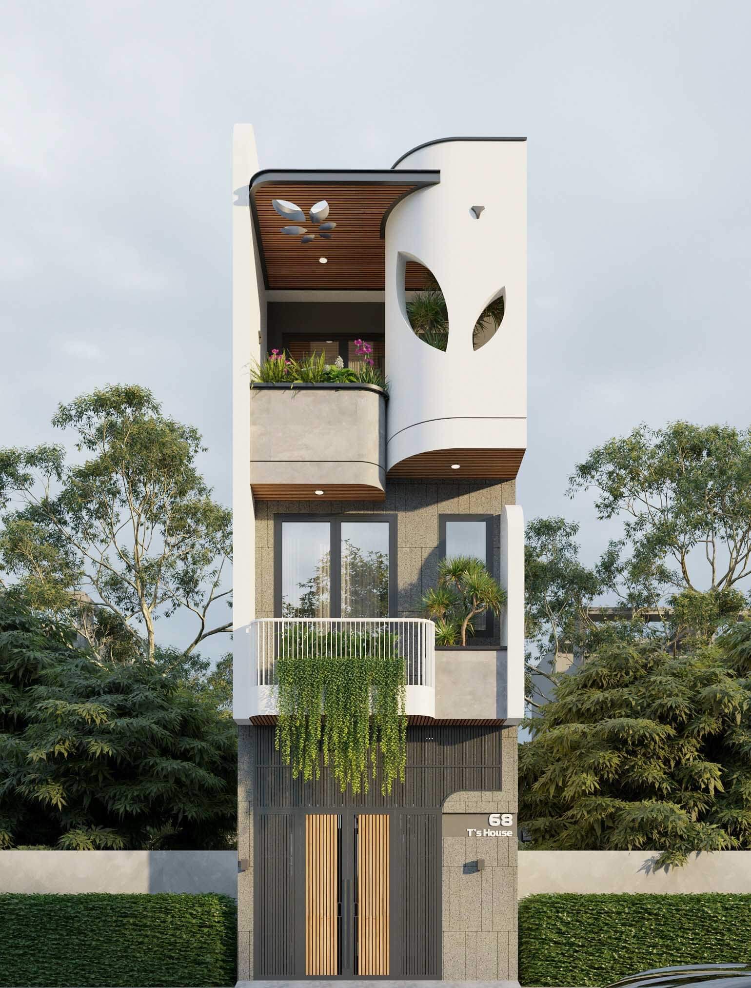 mau nha 4m mat tien Pendecor