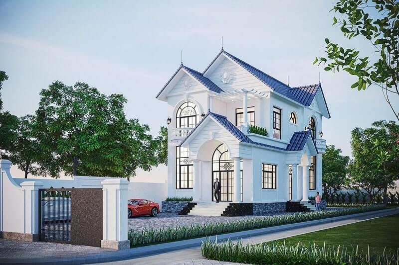 mặt tiền nhà ống 3 tầng tân cổ điển Pendecor