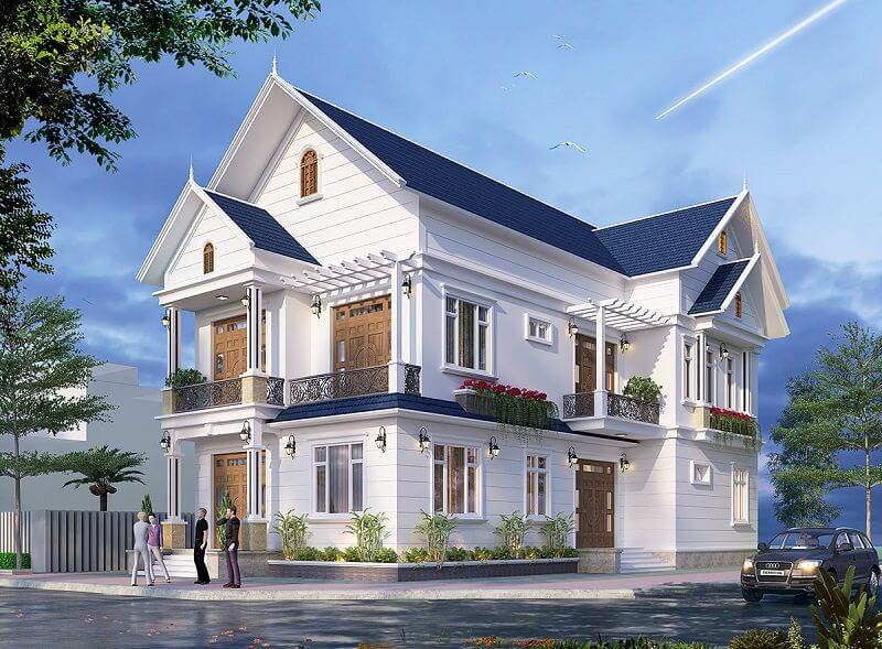 mặt tiền nhà ống cổ điển Pendecor