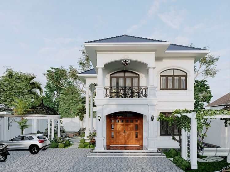 mẫu mặt tiền nhà ống tân cổ điển Pendecor