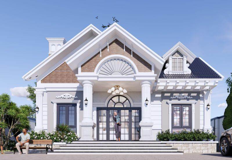 mẫu mặt tiền tân cổ điển Pendecor