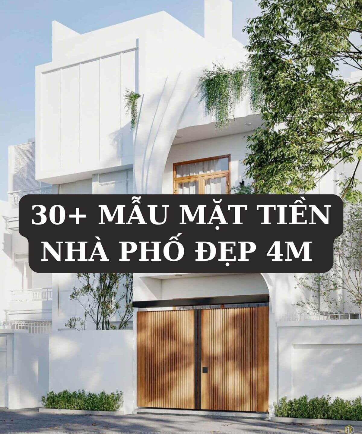 mặt tiền nhà phố đẹp 4m Pendecor