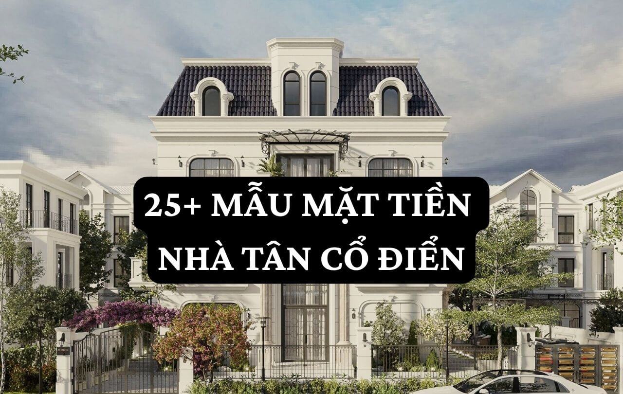 mặt tiền nhà tân cổ điển Pendecor