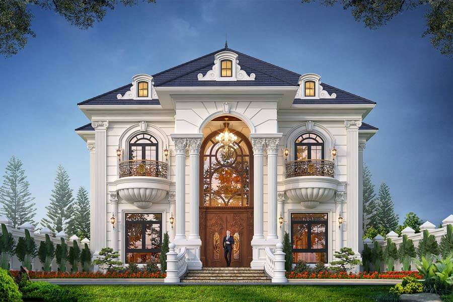 kiến trúc mặt tiền nhà phố đẹp Pendecor