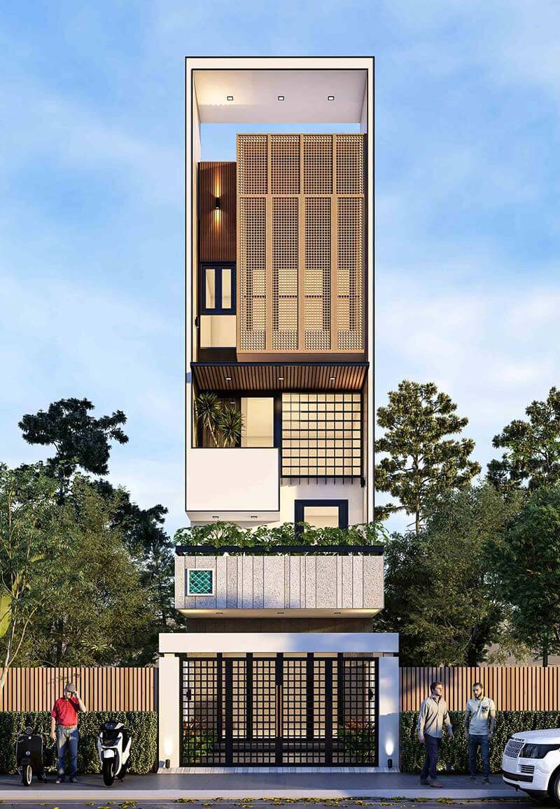 mặt tiền nhà phố Pendecor