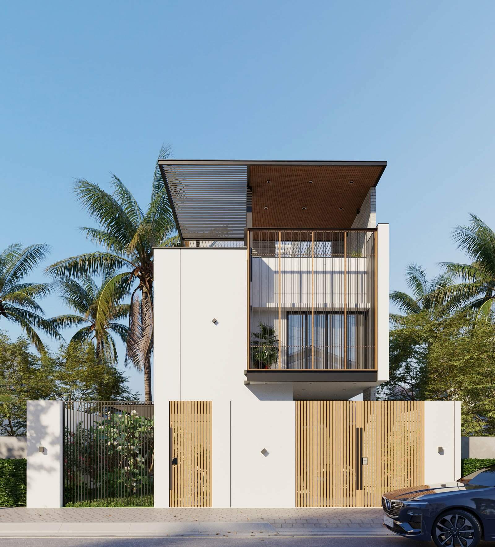 các mẫu mặt tiền nhà phố Pendecor