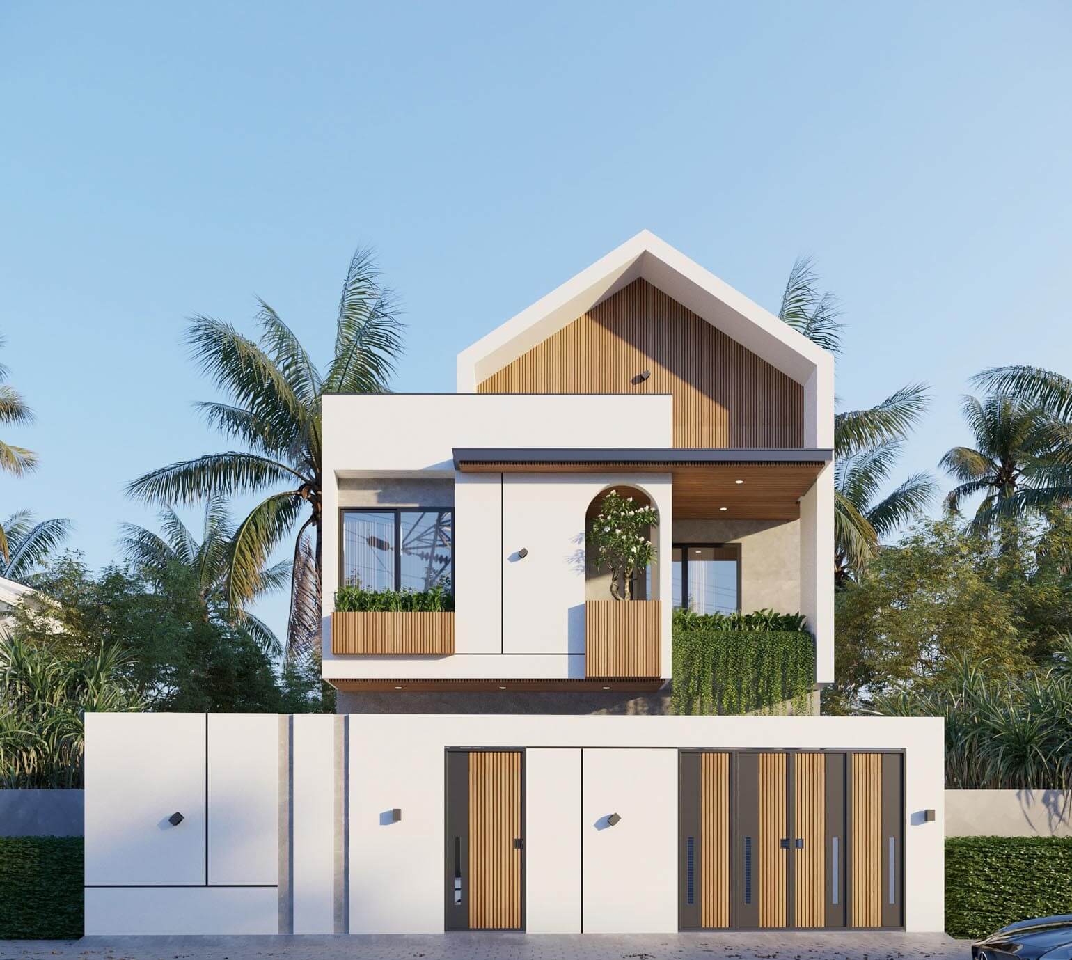 các mẫu mặt tiền nhà phố đẹp Pendecor