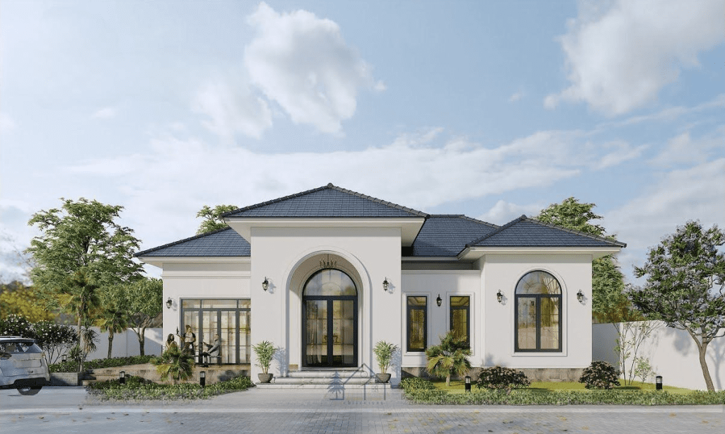 mặt tiền nhà trệt đẹp Pendecor