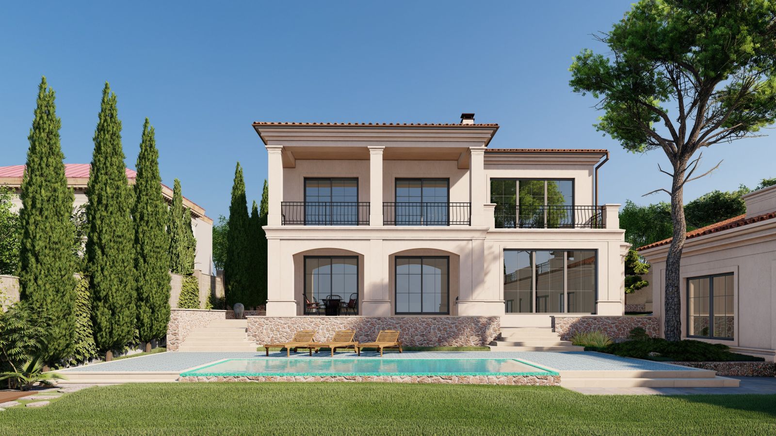 nhà vườn 1 tầng 2 mặt tiền