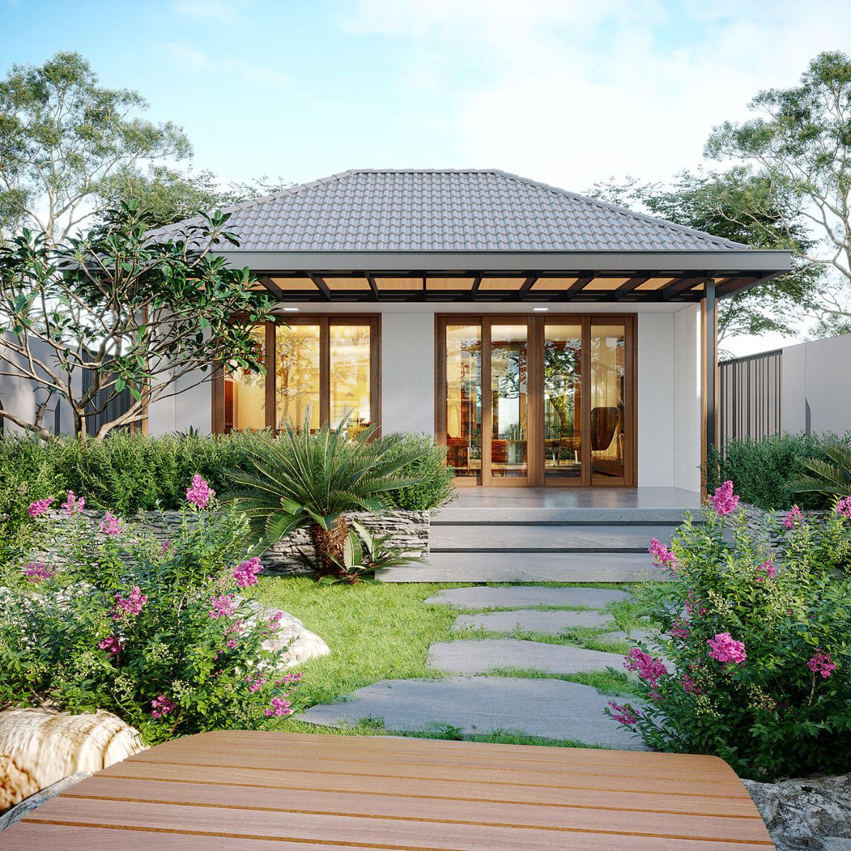 nhà vườn hai mặt tiền Pendecor