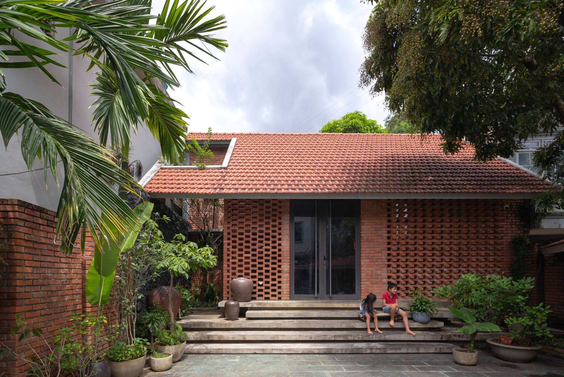 mẫu nhà vườn 1 tầng 2 mặt tiền Pendecor