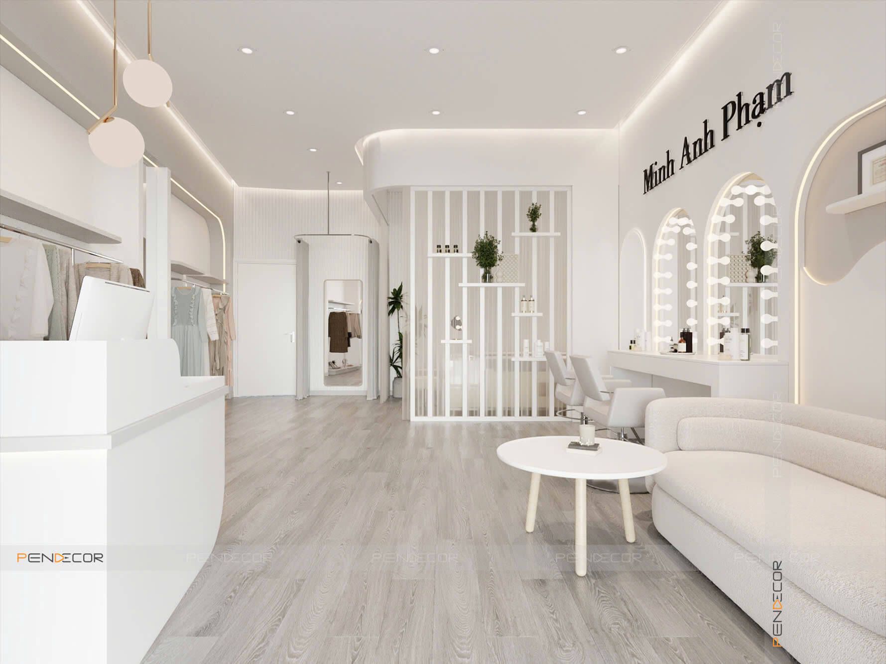 Thiết Kế Cửa Hàng Makeup Minh Anh Phạm