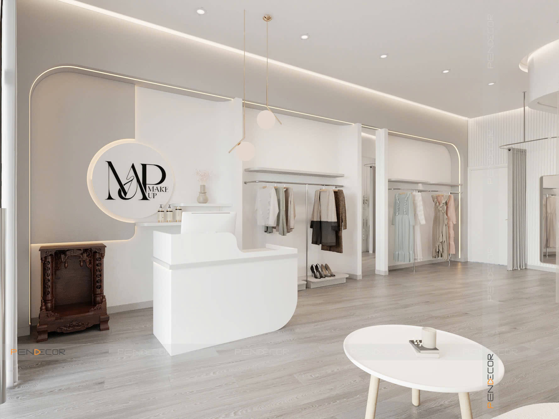 Thiết Kế Cửa Hàng Makeup Minh Anh Phạm