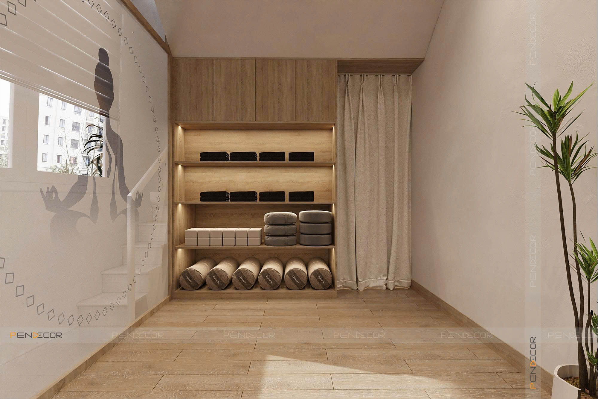 Thiết Kế Phòng Tập Yoga Ciyoga Khang An