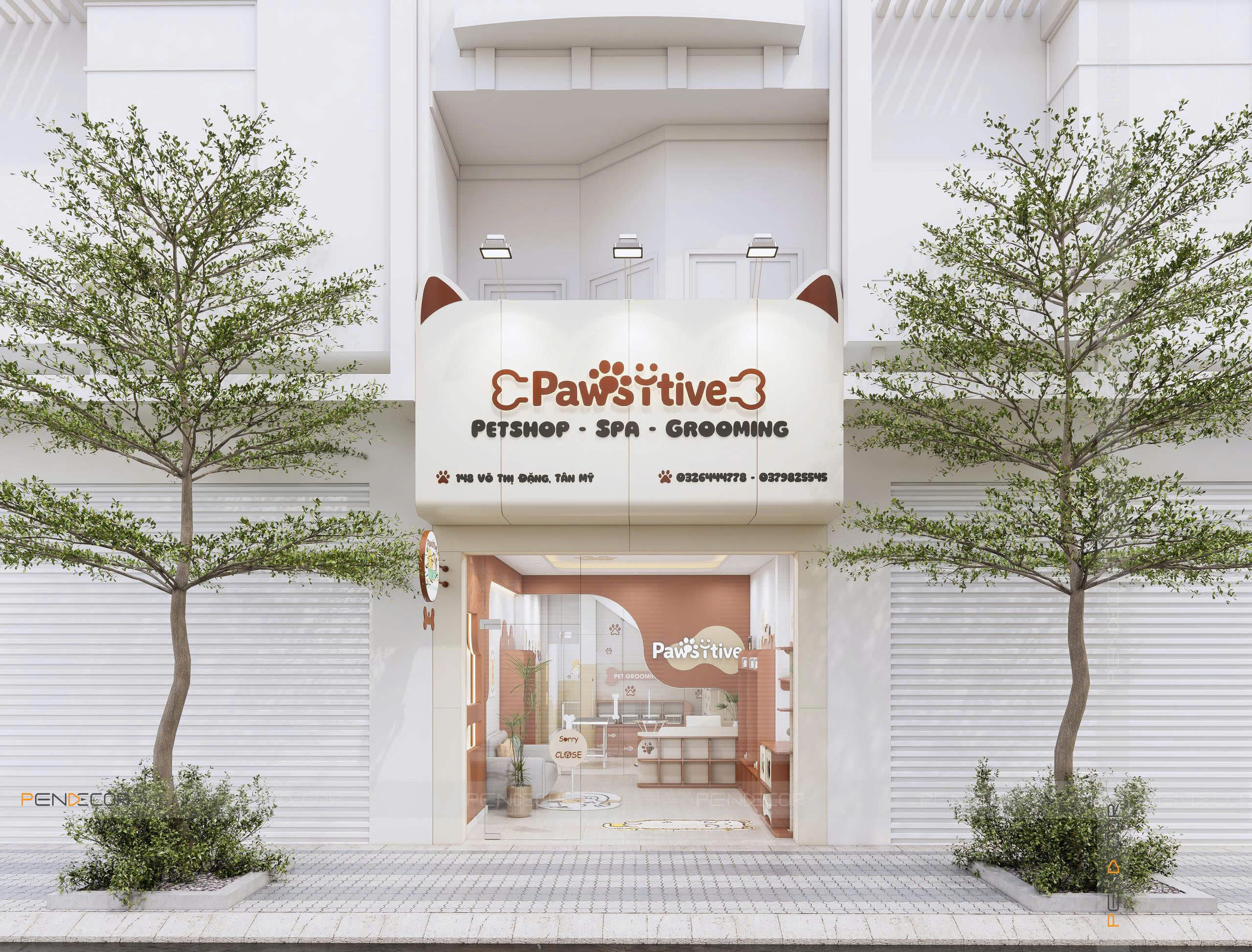 Thiết Kế Pet Shop Pawsitive