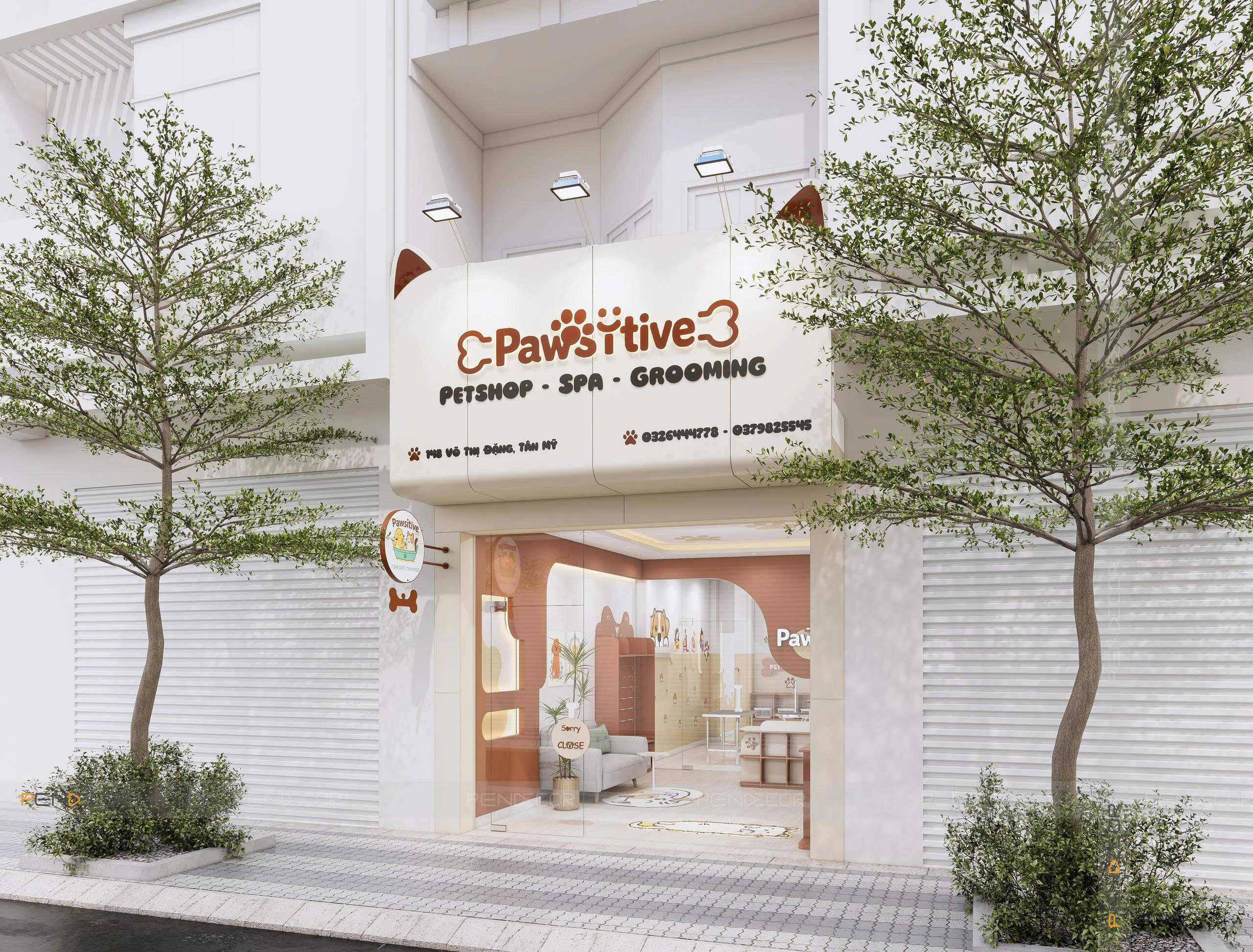 Thiết Kế Pet Shop Pawsitive