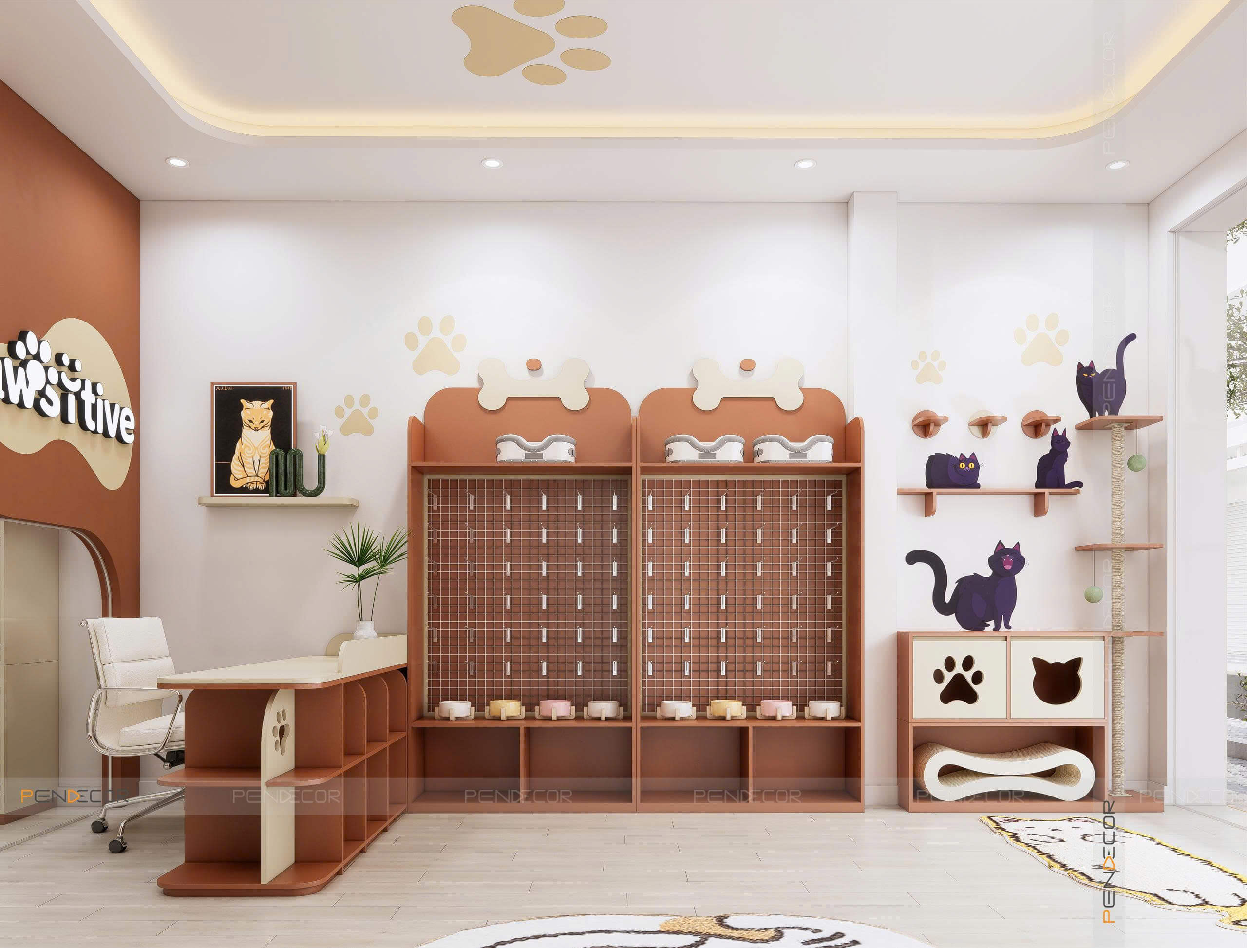 Thiết Kế Pet Shop Pawsitive